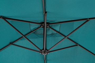 Umbrela de gradina albastru petrol din poliester si metal, 300x200 cm, Texas Bizzotto - Img 10
