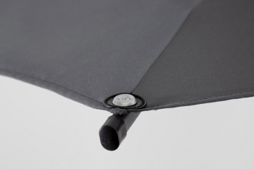 Umbrela de gradina gri antracit din poliester si metal, ∅ 300 cm, Tropea Bizzotto - Img 8