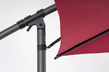 Umbrela de gradina rosu bordo din poliester si metal, ∅ 300 cm, Tropea Bizzotto - Img 8