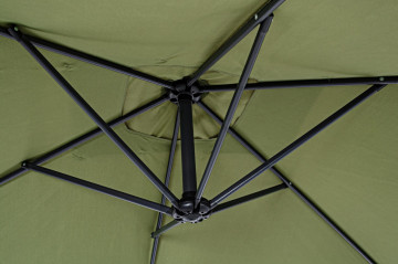 Umbrela de gradina verde olive din poliester si metal, 300x200 cm, Texas Bizzotto - Img 10