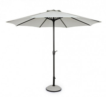 Umbrella de soare, alba, 300 cm, Kalife, Yes - Img 1