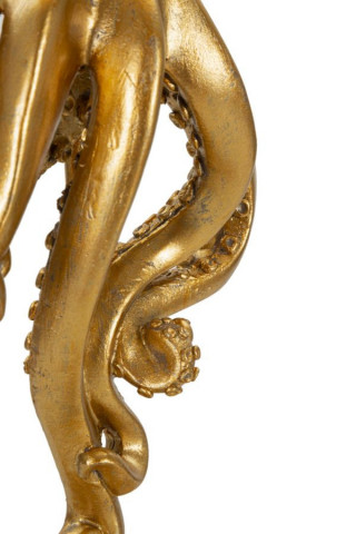 Veioza aurie din polirasina, ø 30,5 cm, Octopus Mauro Ferreti - Img 3