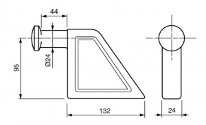 PARTE FIXA INCHIZATOR OBLON SPATE Ø25