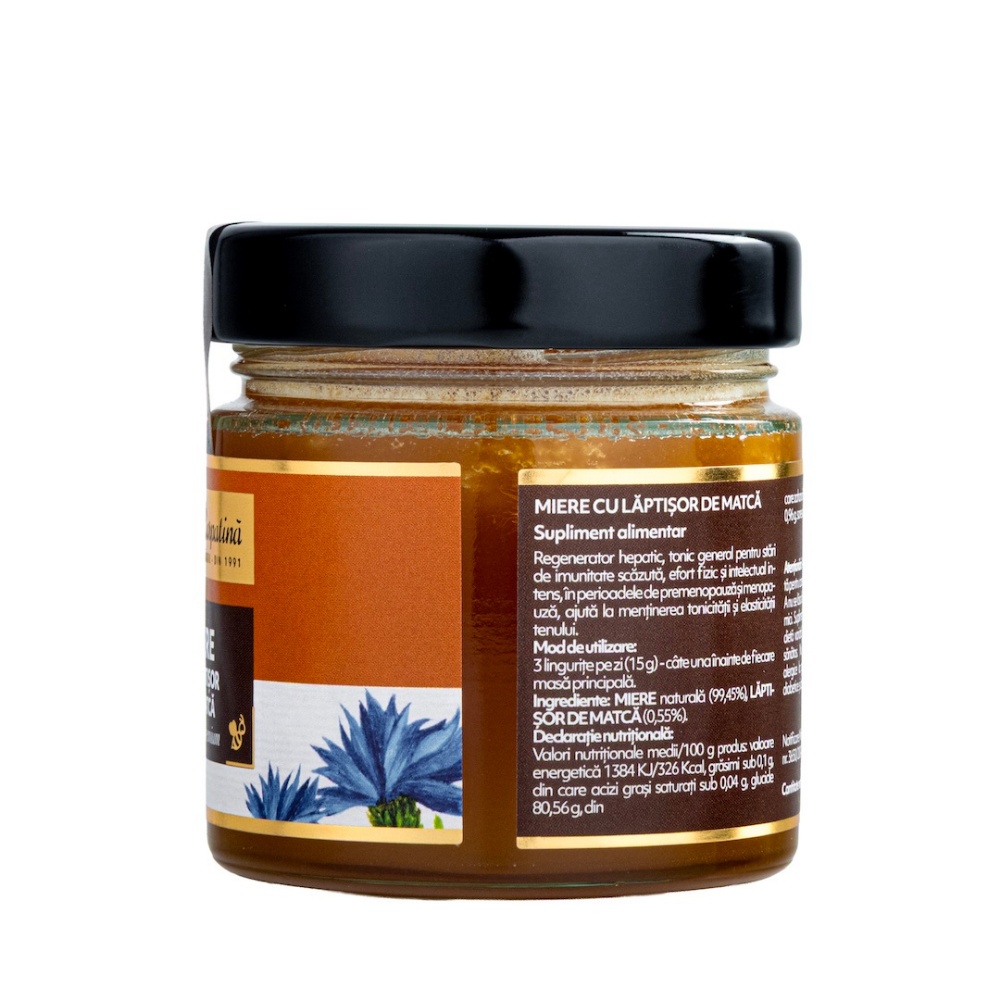 Miere cu laptisor de matca 270g - Albina Carpatina