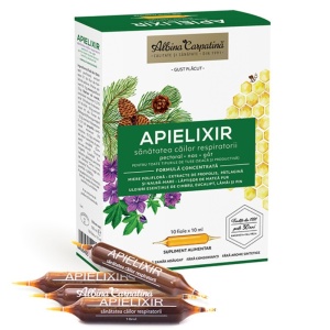 Apielixir sănătatea căilor respiratorii 10 fiole x 10ml - Img 1