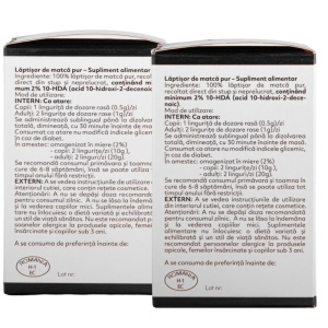 Lăptișor de matcă 2% 10-HDA 25g + 10g - Img 2