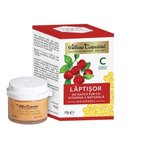 Lăptișor de matcă cu vitamina C naturală din Acerola 10g - Img 1