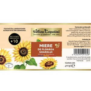 Miere de floarea-soarelui 400g - Img 6