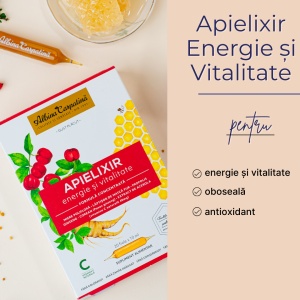 Pachet Apielixir energie 20+10 fiole x 10ml - Img 2