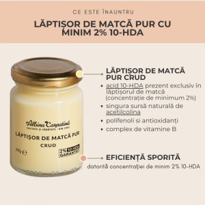 Lăptișor de matcă 2% 10-HDA 100+100g - Img 6