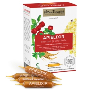 Apielixir energie și vitalitate 10 fiole x 10ml - Img 1