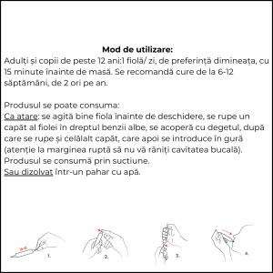Apielixir rezistență la stres și bună dispoziție 20 fiole - Img 5