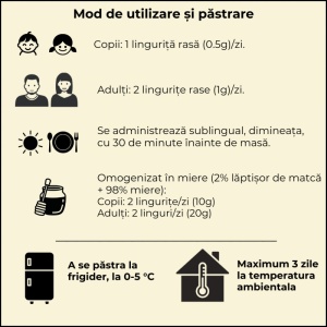 Lăptișor de matcă 2% 10-HDA 100+100g - Img 7