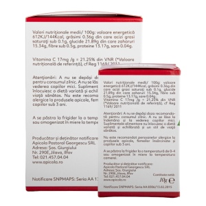Lăptișor de matcă cu vitamina C naturală din Acerola 100+25g - Img 2