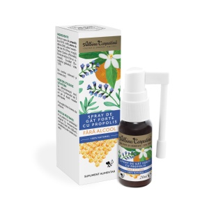 Spray de gât forte cu propolis 20ml
