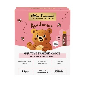ApiJunior Multivitamine Copii 30 de fiole - Img 2
