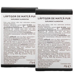 Lăptișor de matcă 2% 10-HDA 25g + 10g - Img 3