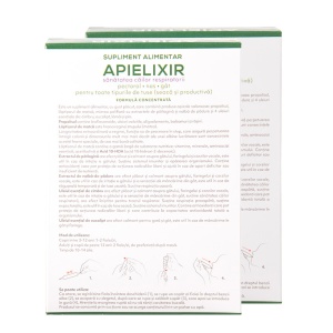 Apielixir sănătatea căilor respiratorii 20 fiole x 10 ml + 10 fiole - Img 2