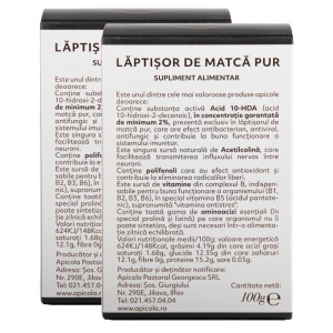 Lăptișor de matcă 2% 10-HDA 100+100g - Img 3