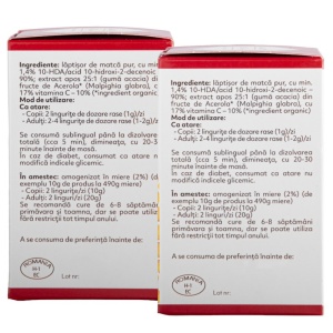 Lăptișor de matcă cu vitamina C naturală din Acerola 25+10G - Img 3