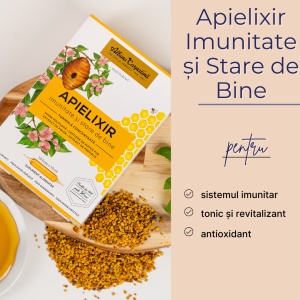 Apielixir imunitate și stare de bine 20+10 fiole x 10ml - Img 2