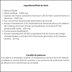 Apielixir memorie și concentrare 10 fiole x 10 ml - Img 3