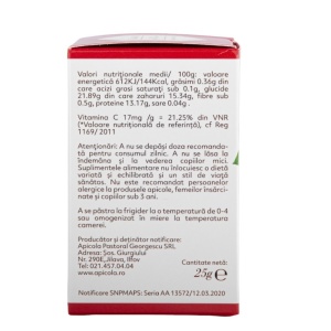 Lăptișor de matcă cu vitamina C naturală din Acerola 25g - Img 2