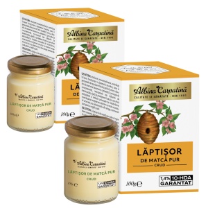 Pachet lăptișor de matcă 100g + 100g