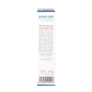 Apielixir memorie și concentrare 10 fiole x 10 ml - Img 4