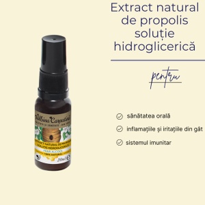 Extract natural de propolis soluție hidroglicerică 20ml - Img 2