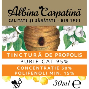 Tinctură de propolis purificat 95% 30ml - Polifenoli min. 15% - Img 4