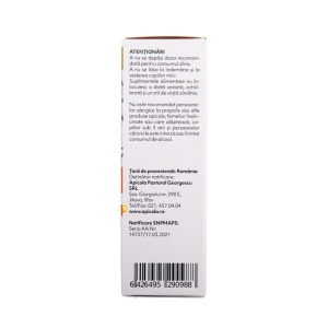 Tinctură de propolis purificat 95% Polifenoli min. 15% - 50ml+50ml - Img 4