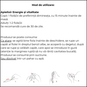 Apielixir energie și vitalitate 10 fiole x 10ml - Img 5