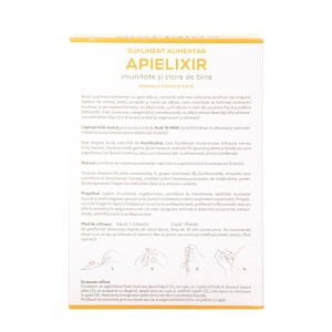 Apielixir imunitate și stare de bine 20 fiolex 10ml - Img 2
