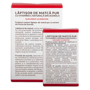 Lăptișor de matcă cu vitamina C naturală din Acerola 100+25g - Img 4