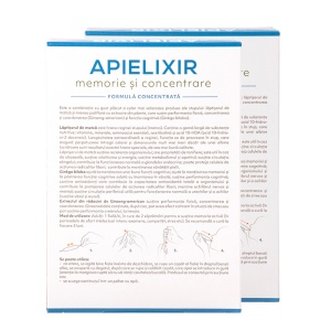 Apielixir memorie și concentrare 20+10 fiole x 10 ml - Img 2