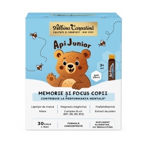 ApiJunior Memorie și Focus Copii 30 de fiole - Img 2