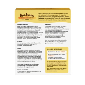 ApiJunior Tonic Imunitate Copii 20 fiole - Img 4