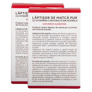 Lăptișor de matcă cu vitamina C naturală din Acerola 100+100g - Img 4