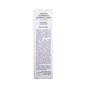 Picături cu propolis respirație liberă 20ml - Img 2