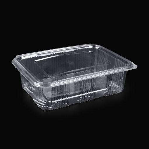 Set 100 buc Caserole Pet 1750 gr Capac Plat