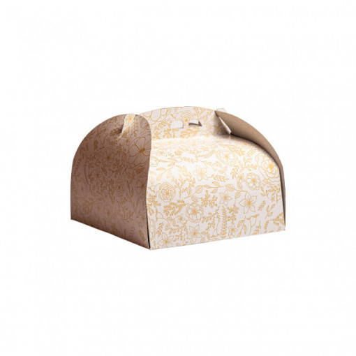 Set 25 buc Cutii Tort 3 Insertii Aurii