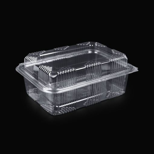 Set 100 buc Caserola PET 1250 gr Capac Inalt