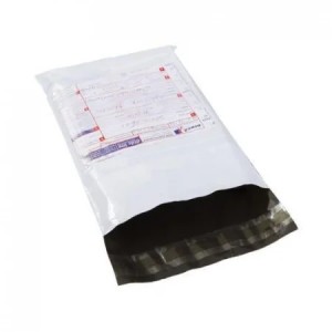 2500 buc pungi curierat cu AWB (tip A4 + ) 225 x 325 mm + 50 clapeta cu buzunar AWB - Img 1