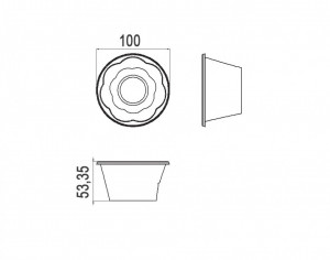 Set 100 buc Caserola Inghetata Transparente 250 cc - Img 2