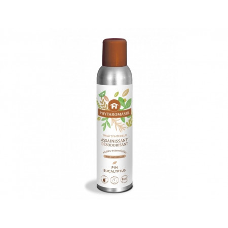 Spray dezodorizant cu uleiuri esentiale de Pin siberian si Eucalipt Phytaromasol 250ml