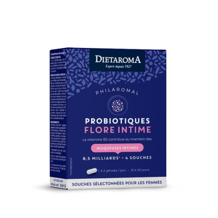 Philaromal flora intima, fermenti lactici 8.5 miliarde 4 surse, supliment alimentar