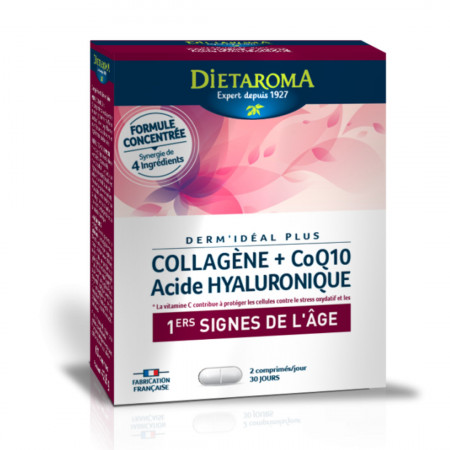 Dermideal plus colagen acid hialuronic coenzima Q10 vitamina c 60 comprimate