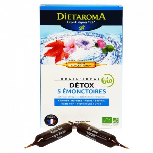 DRAIN IDEAL 20 fiole, 300ml, sustine detoxifierea, mentine o greutate corporala optima