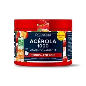 ACEROLA 1000 ECO 60 comprimate masticabile, pentru întreaga familie, sustine sistemul imunitar, ajuta la formarea colagenului